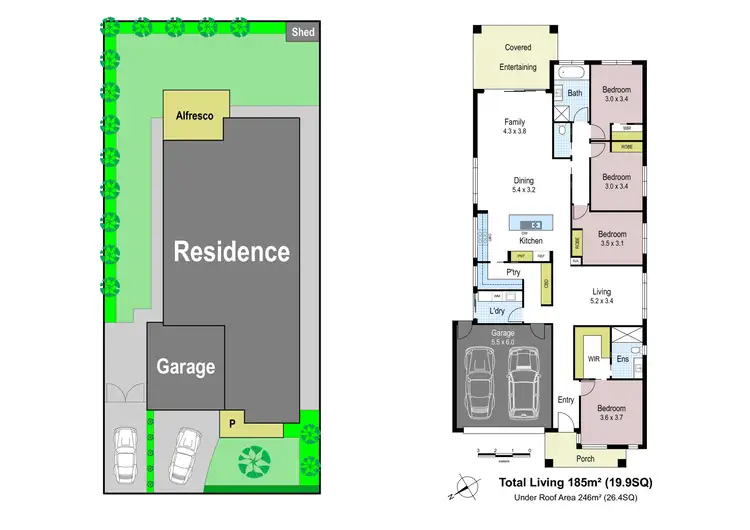 Floorplan of Homely house listing, 8 Cullen Street, Warragul VIC 3820
