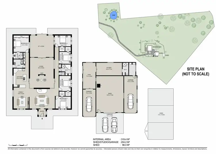 Floorplan of Homely house listing, 260 Mcglashans Road, Shelbourne VIC 3515