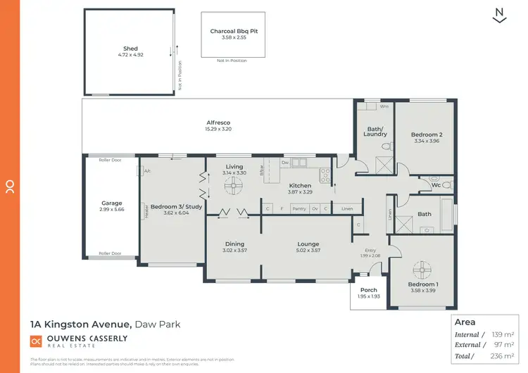 Floorplan of Homely house listing, 1A Kingston Avenue, Daw Park SA 5041