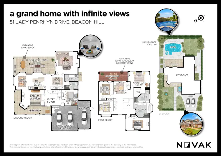 Floorplan of Homely house listing, 51 Lady Penrhyn Drive, Beacon Hill NSW 2100