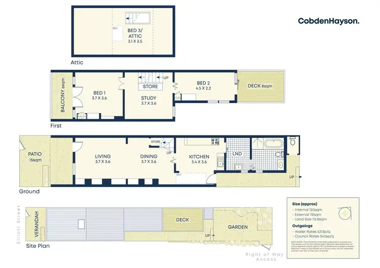 Floorplan of Homely house listing, 41 Elliott Street, Balmain NSW 2041