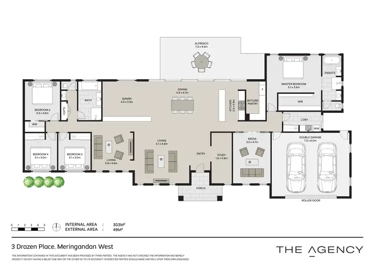 Floorplan of Homely house listing, 3 Drazen Place, Meringandan West QLD 4352
