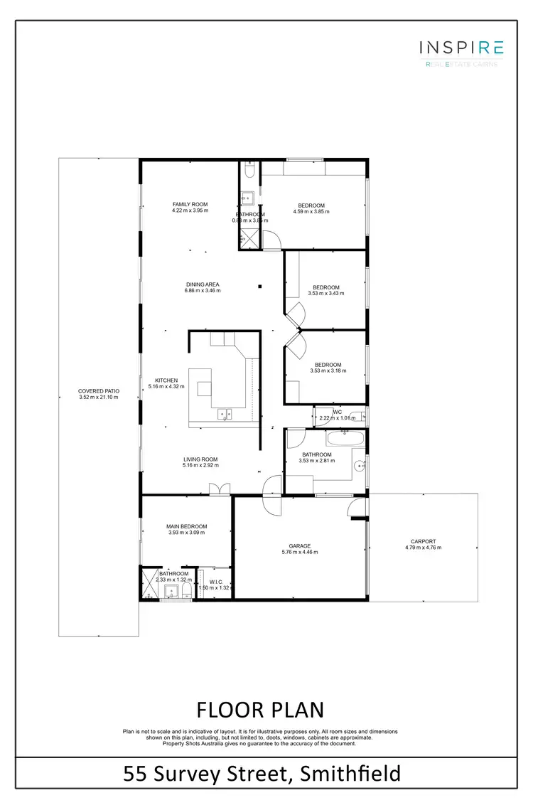 Floorplan of Homely house listing, 55 Survey Street, Smithfield QLD 4878
