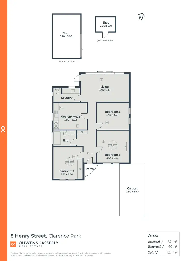 Floorplan of Homely house listing, 8 Henry Street, Clarence Park SA 5034