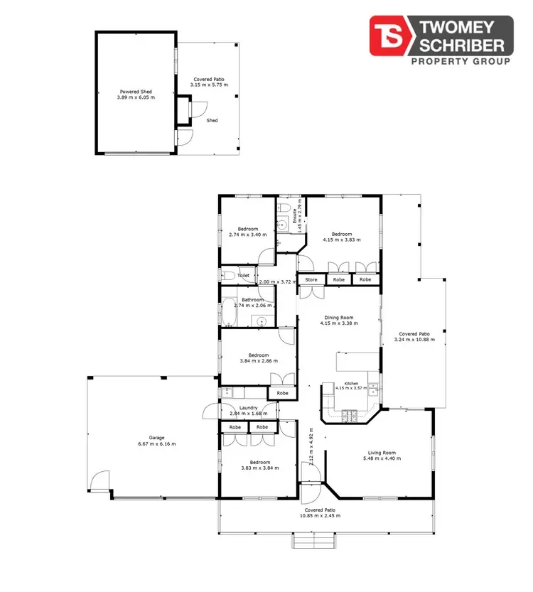 Floorplan of Homely house listing, 4 Percy Street, Mount Sheridan QLD 4868