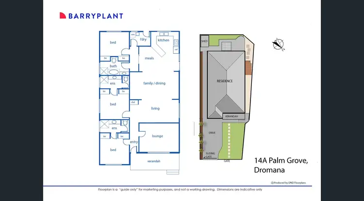 Floorplan of Homely house listing, 14A Palm Grove, Dromana VIC 3936