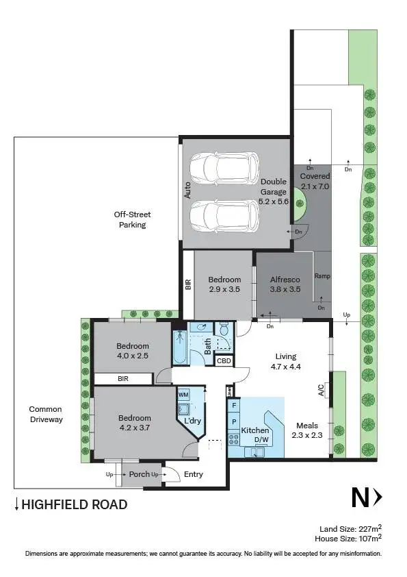 Floorplan of Homely unit listing, 2/253 Highfield Road, Camberwell VIC 3124