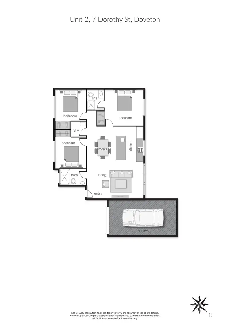 Floorplan of Homely house listing, 2/7 Dorothy Street, Doveton VIC 3177
