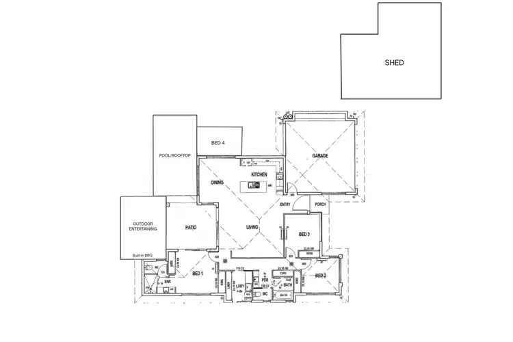Floorplan of Homely house listing, 21 Leighton Crescent, Gordonvale QLD 4865
