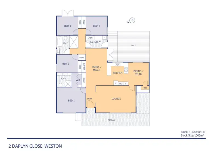 Floorplan of Homely house listing, 2 Daplyn Close, Weston ACT 2611
