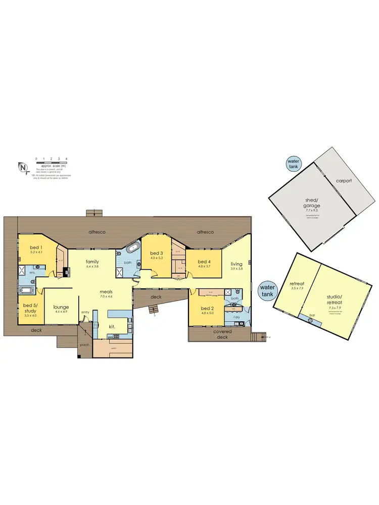 Floorplan of Homely house listing, 699 Heckers Hill Way, Kangaroo Ground VIC 3097