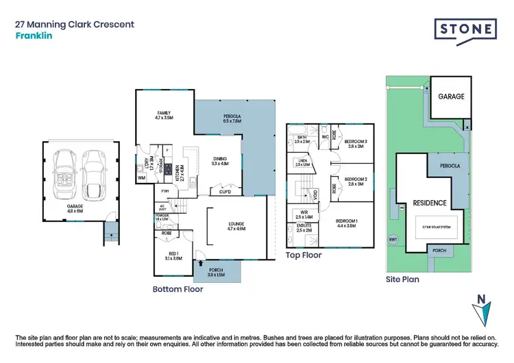 Floorplan of Homely house listing, 27 Manning Clark Crescent, Franklin ACT 2913