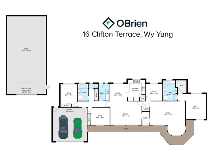 Floorplan of Homely house listing, 16 Clifton Terrace, Wy Yung VIC 3875