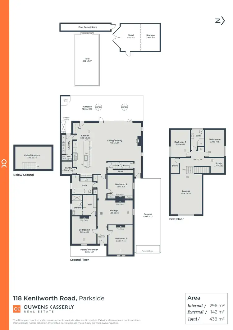 Floorplan of Homely house listing, 118 Kenilworth Road, Parkside SA 5063