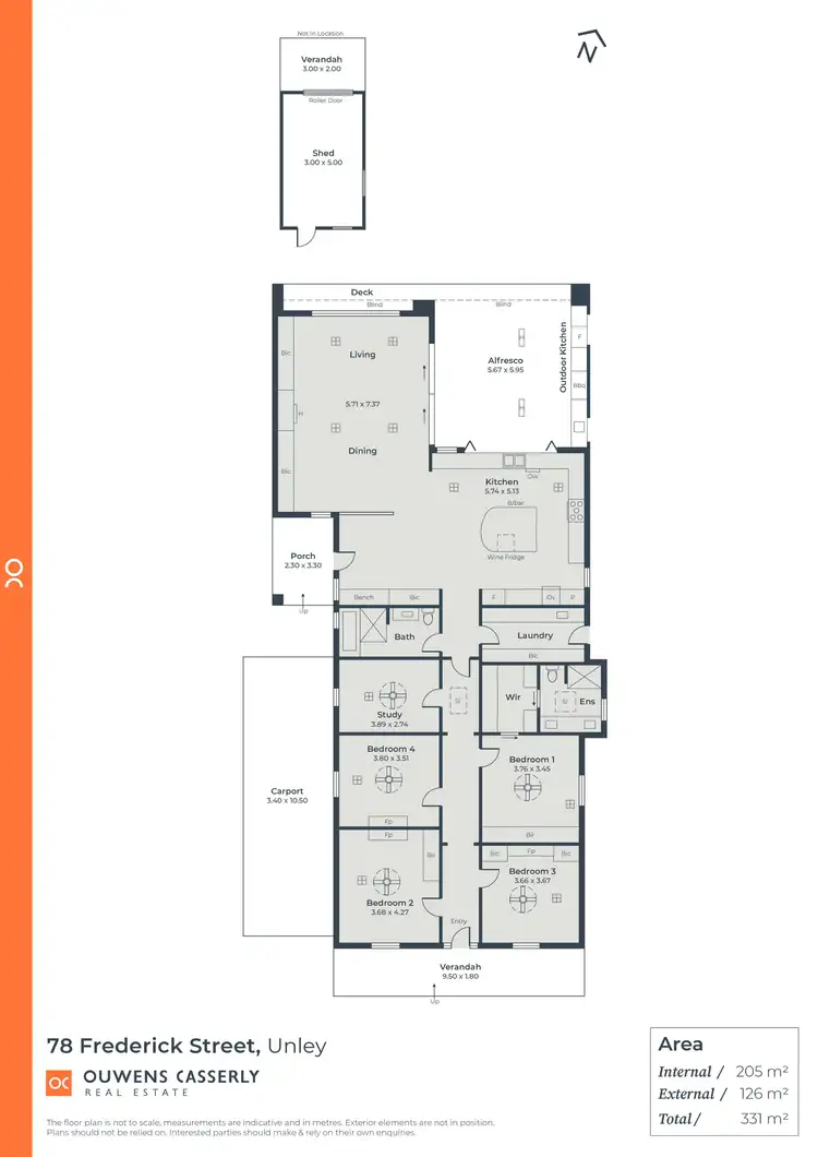 Floorplan of Homely house listing, 78 Frederick Street, Unley SA 5061