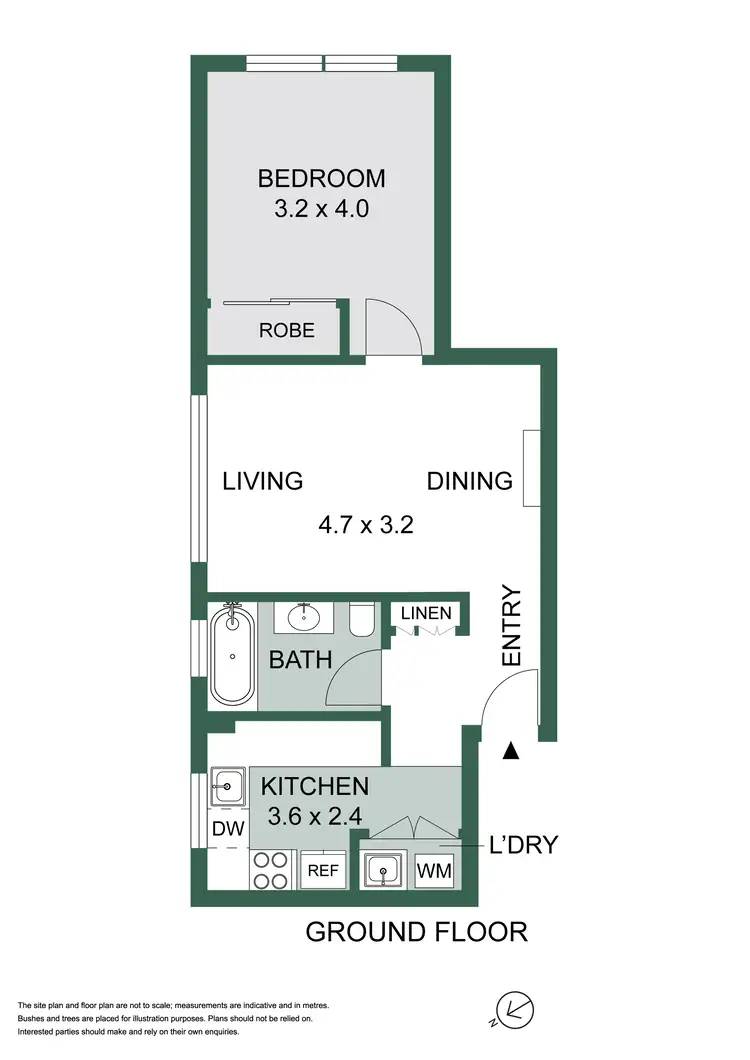 Floorplan of Homely apartment listing, 1/15 Botany Street, Bondi Junction NSW 2022