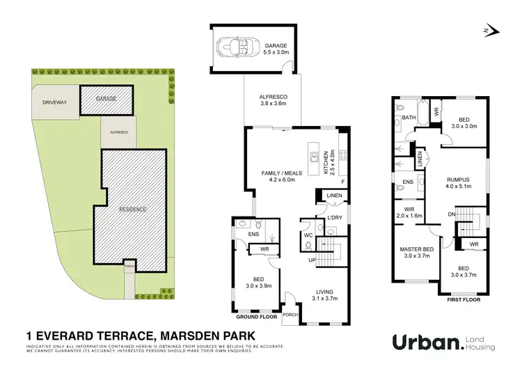 Floorplan of Homely house listing, 1 Everard Terrace, Marsden Park NSW 2765