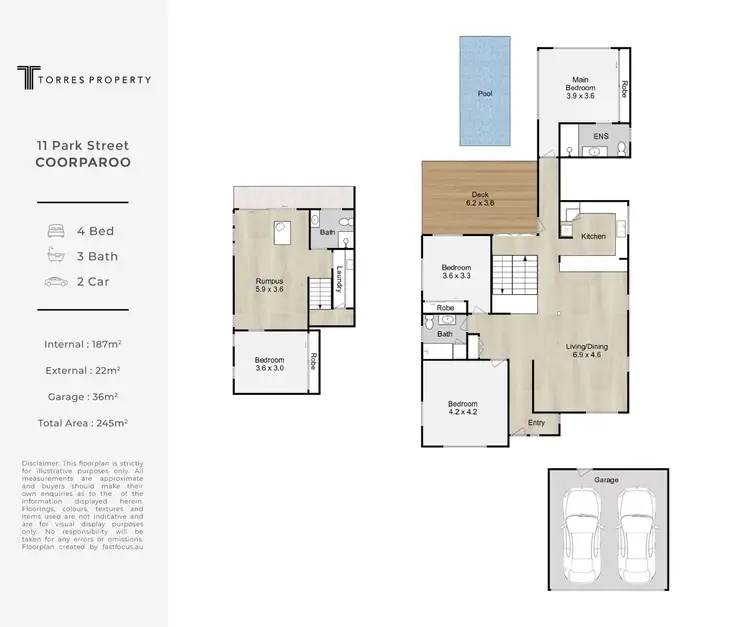 Floorplan of Homely house listing, 11 Park Street, Coorparoo QLD 4151