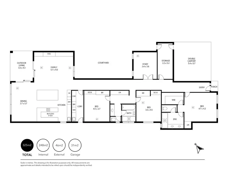 Floorplan of Homely house listing, 104 Fourth Avenue, Joslin SA 5070