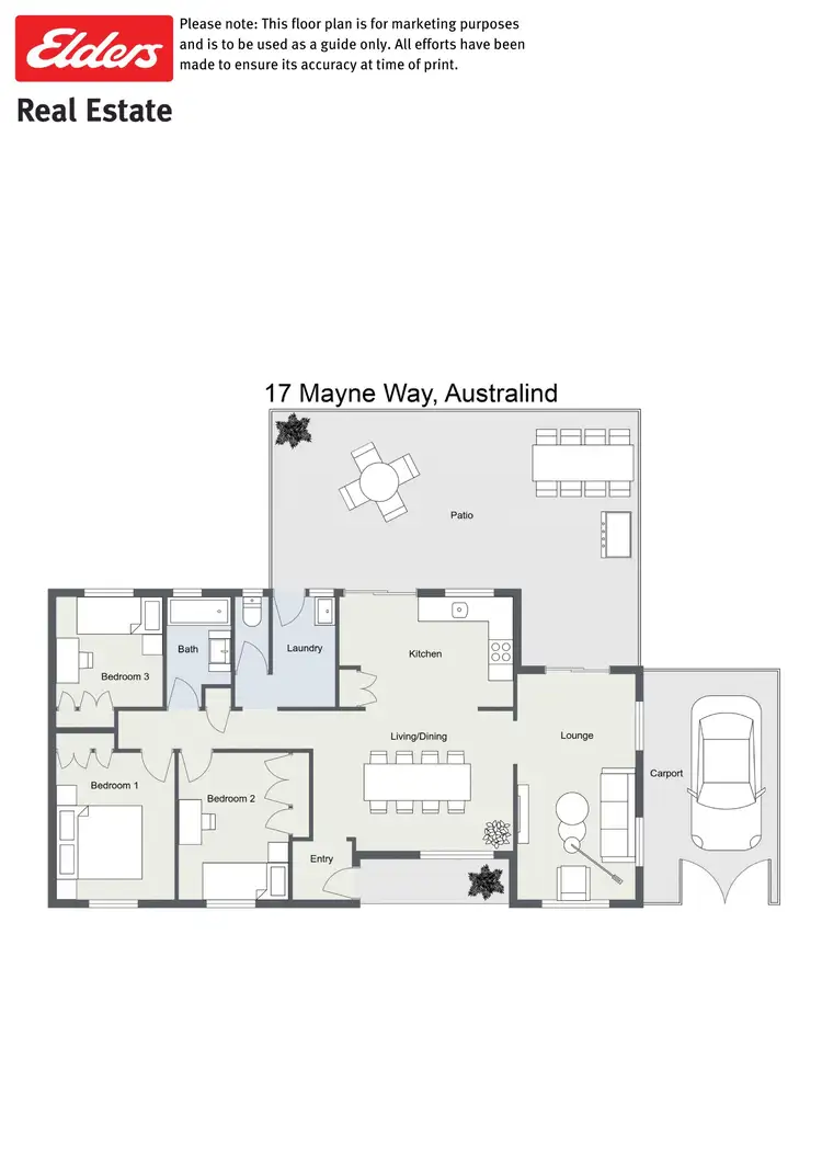 Floorplan of Homely house listing, 17 Mayne Way, Australind WA 6233