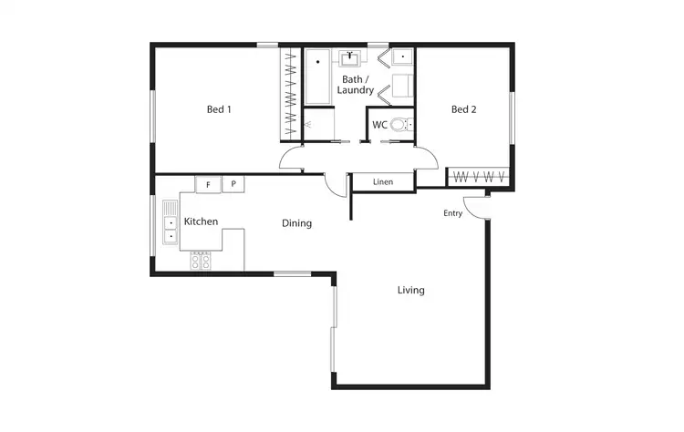 Floorplan of Homely house listing, 11/24 Damala Street, Waramanga ACT 2611