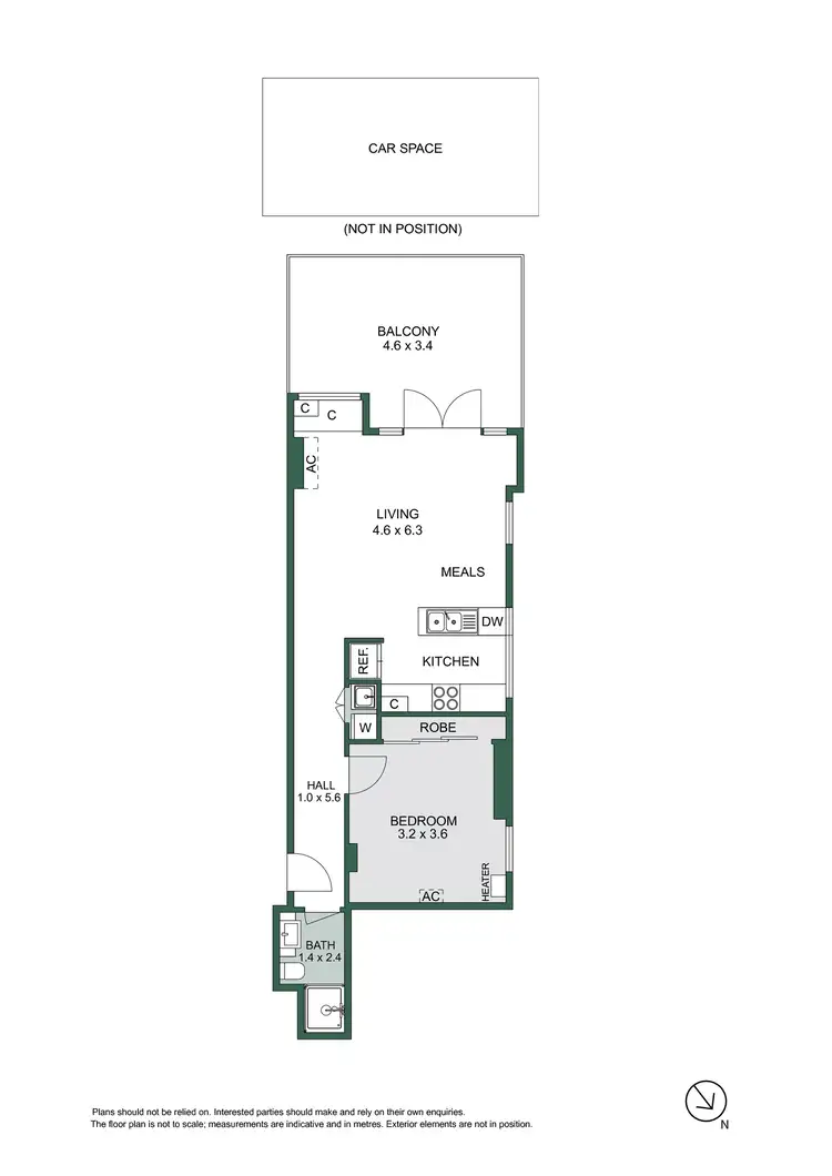 Floorplan of Homely apartment listing, 12/107 Riversdale Road, Hawthorn VIC 3122
