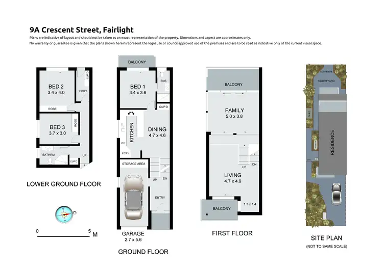 Floorplan of Homely house listing, 9a Crescent Street, Fairlight NSW 2094