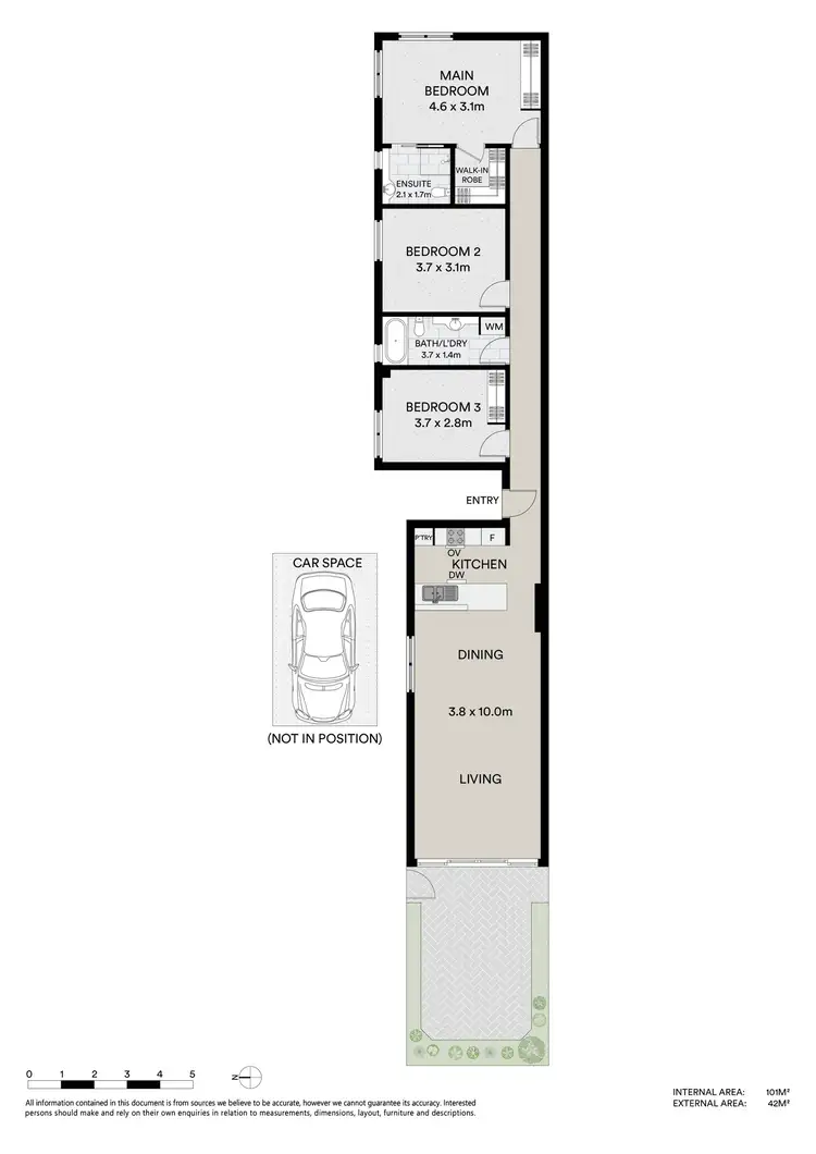 Floorplan of Homely apartment listing, 3/15 Marine Parade, St Kilda VIC 3182