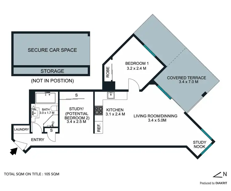Floorplan of Homely apartment listing, 4/10 Darley Road, Manly NSW 2095