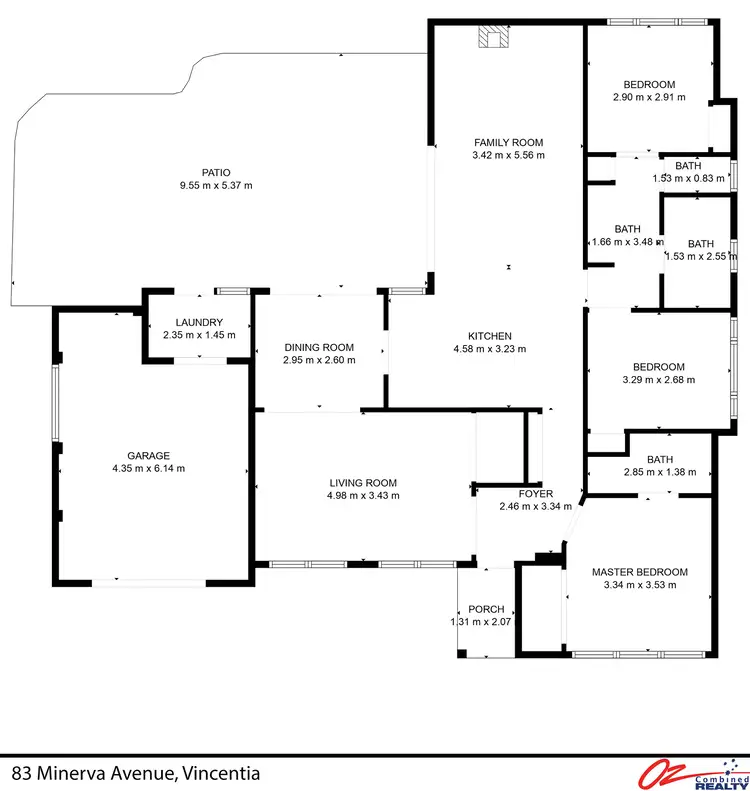 Floorplan of Homely house listing, 83 Minerva Avenue, Vincentia NSW 2540