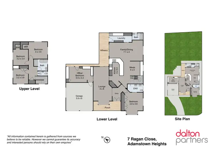 Floorplan of Homely house listing, 7 Ragan Close, Adamstown Heights NSW 2289