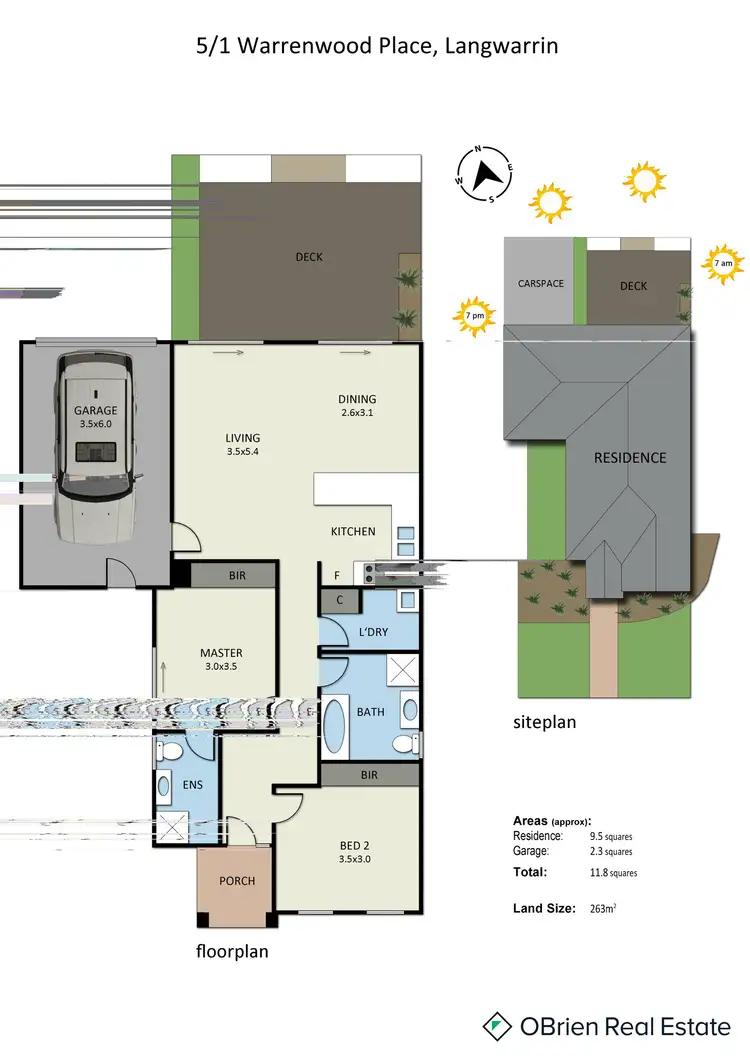 Floorplan of Homely unit listing, 5/1 Warrenwood Place, Langwarrin VIC 3910