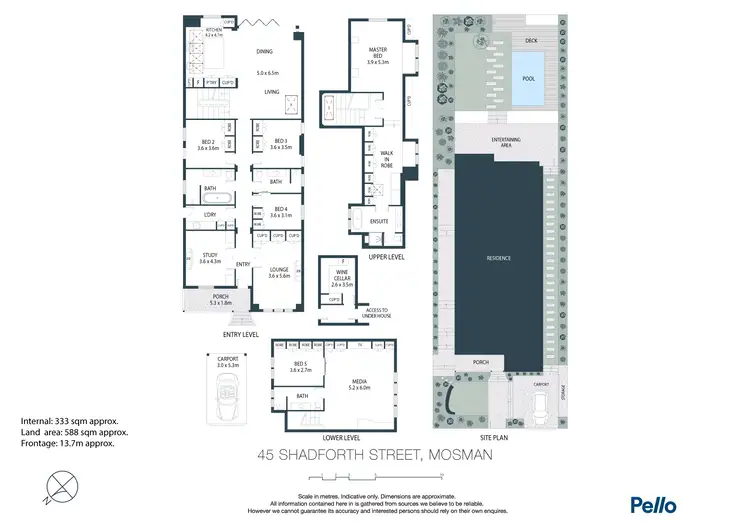 Floorplan of Homely house listing, 45 Shadforth Street, Mosman NSW 2088