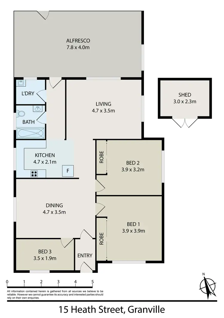 Floorplan of Homely house listing, 15 Heath Street, Granville NSW 2142