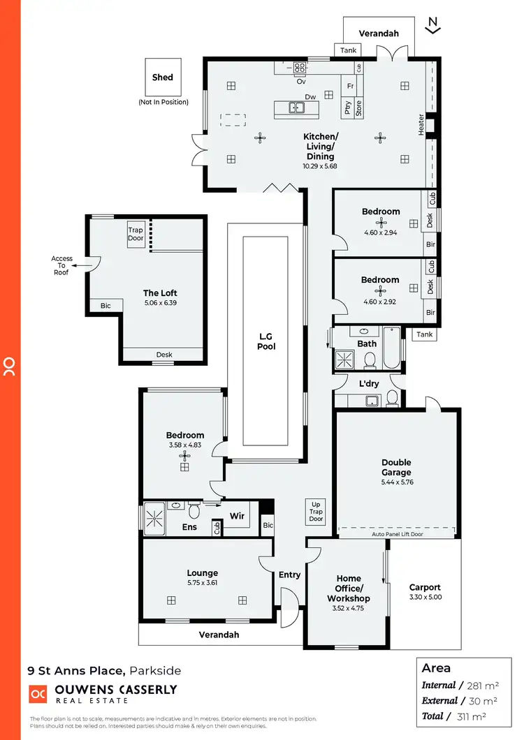 Floorplan of Homely house listing, 9 St Anns Place, Parkside SA 5063