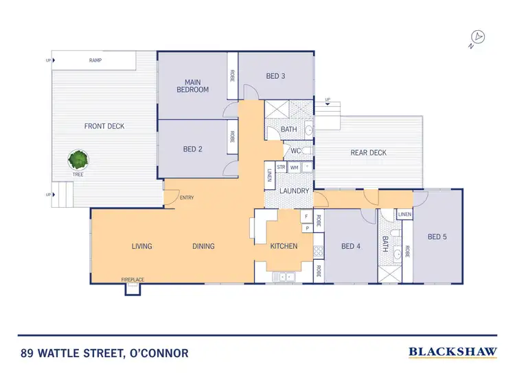 Floorplan of Homely house listing, 89 Wattle Street, O'connor ACT 2602