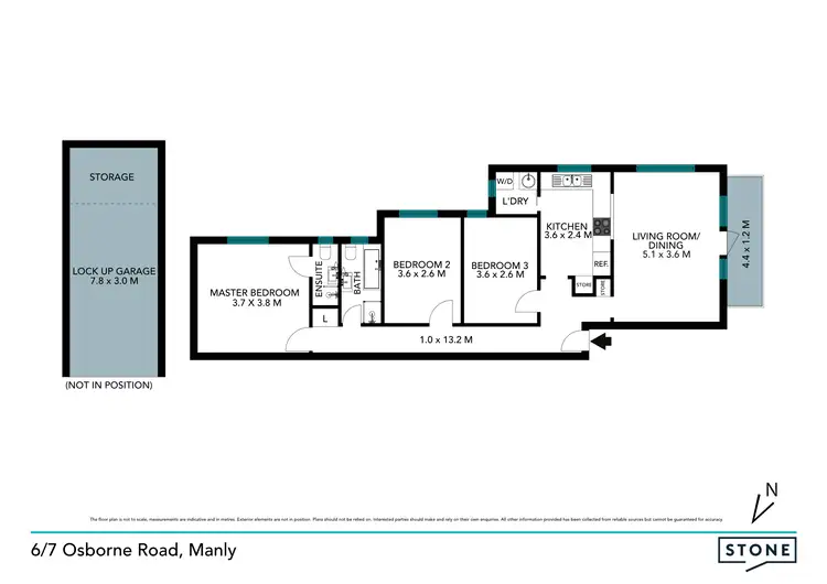 Floorplan of Homely apartment listing, 6/7 Osborne Road, Manly NSW 2095