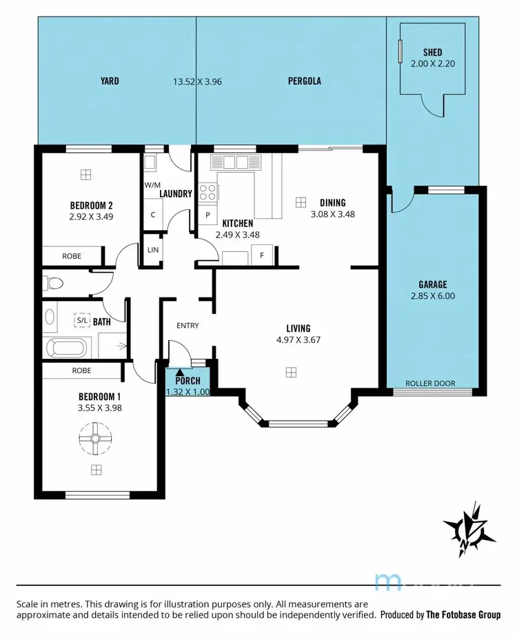 Floorplan of Homely unit listing, 3/356 Morphett Road, Warradale SA 5046