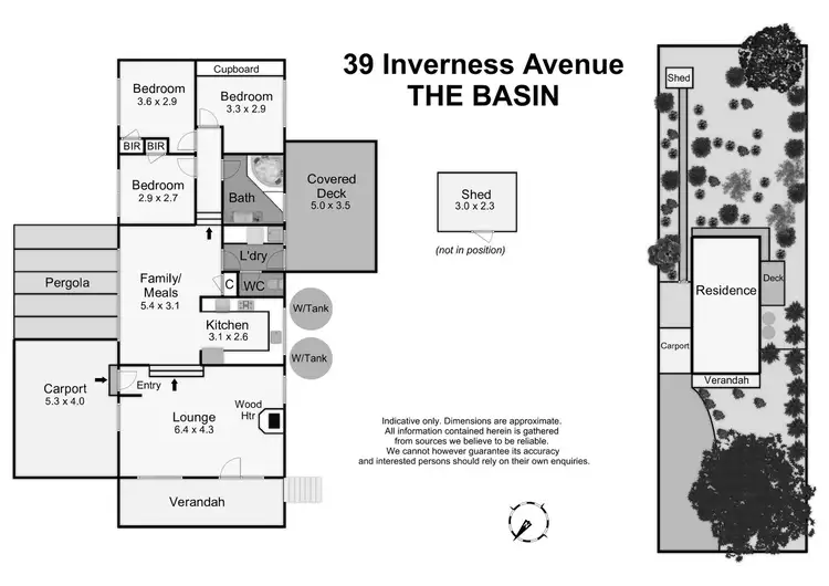 Floorplan of Homely house listing, 39 Inverness Avenue, The Basin VIC 3154