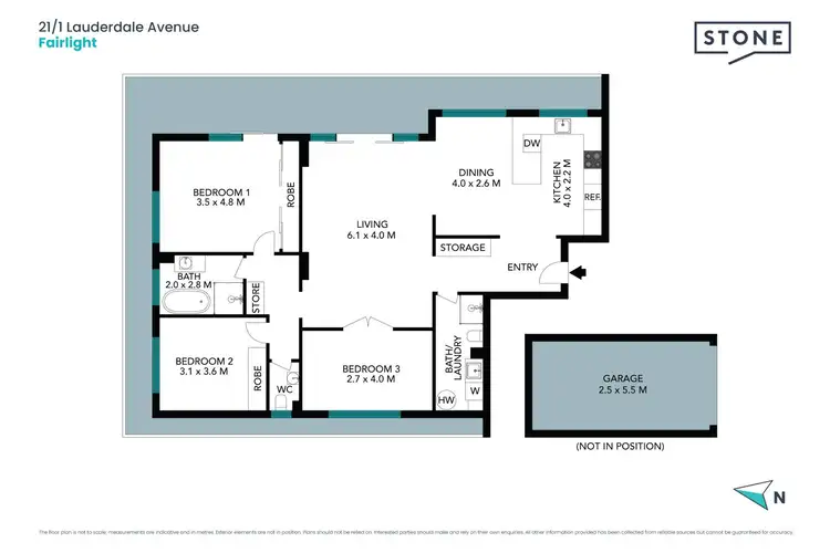 Floorplan of Homely apartment listing, 21/1 Lauderdale Avenue, Fairlight NSW 2094