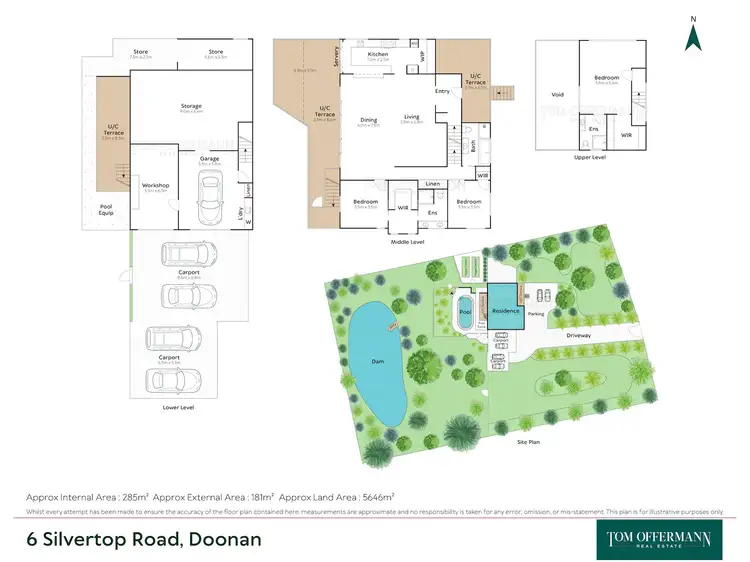 Floorplan of Homely house listing, 6 Silvertop Road, Doonan QLD 4562