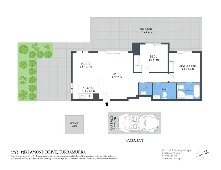 Floorplan of Homely apartment listing, 47/5-15B Lamond Drive, Turramurra NSW 2074