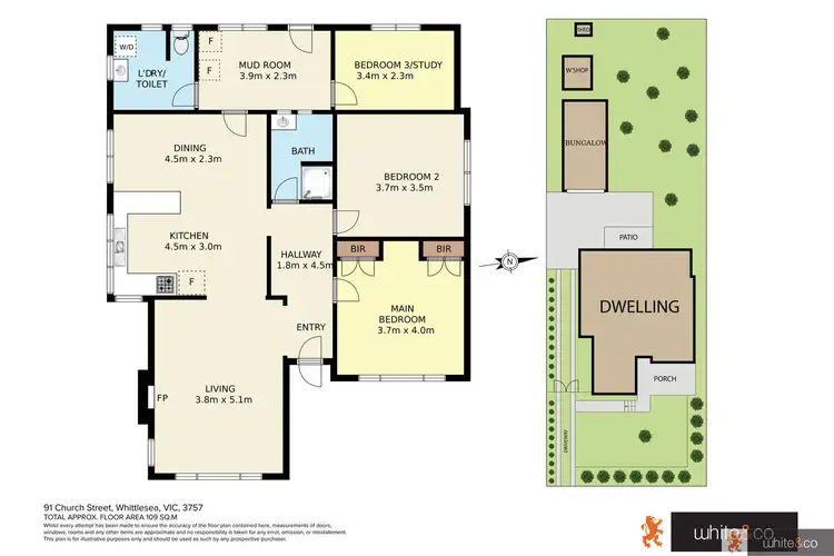Floorplan of Homely house listing, 91 Church Street, Whittlesea VIC 3757