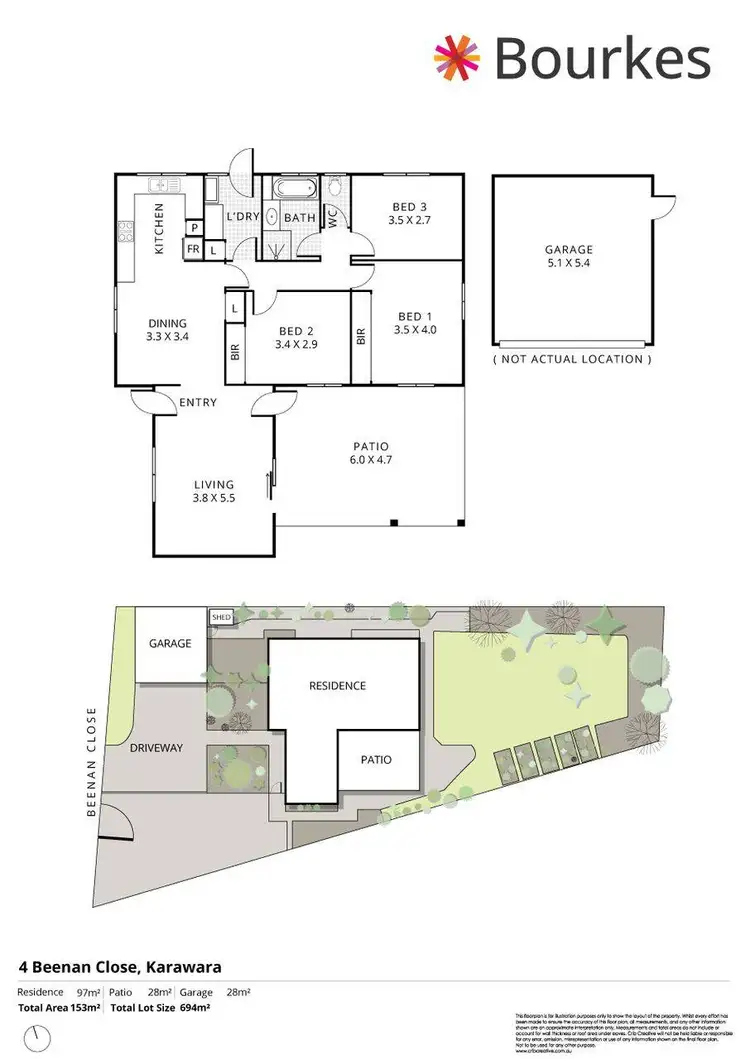 Floorplan of Homely house listing, 4 Beenan Close, Karawara WA 6152