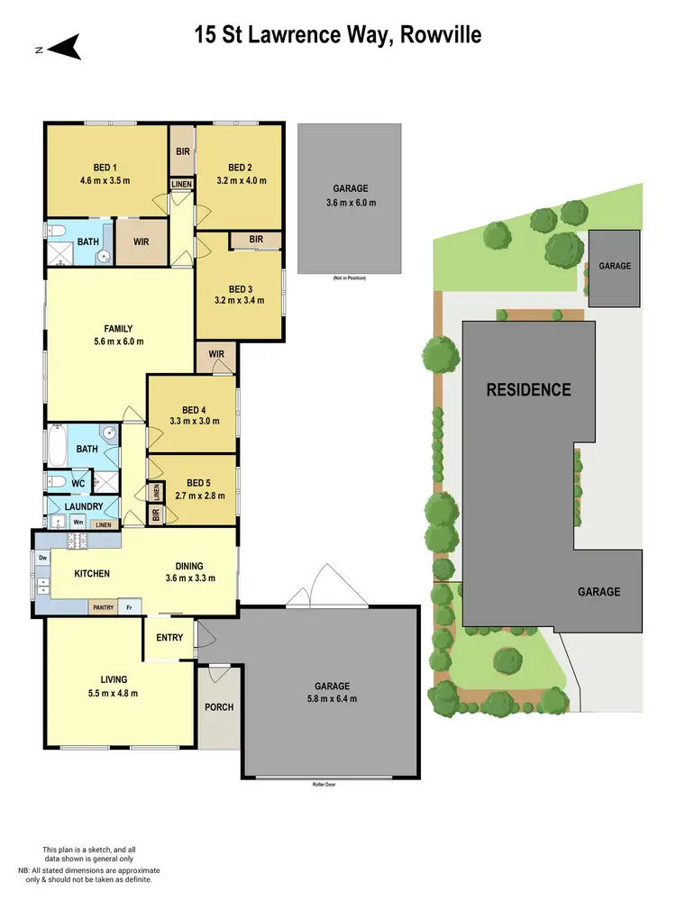 Floorplan of Homely house listing, 15 St Lawrance Way, Rowville VIC 3178