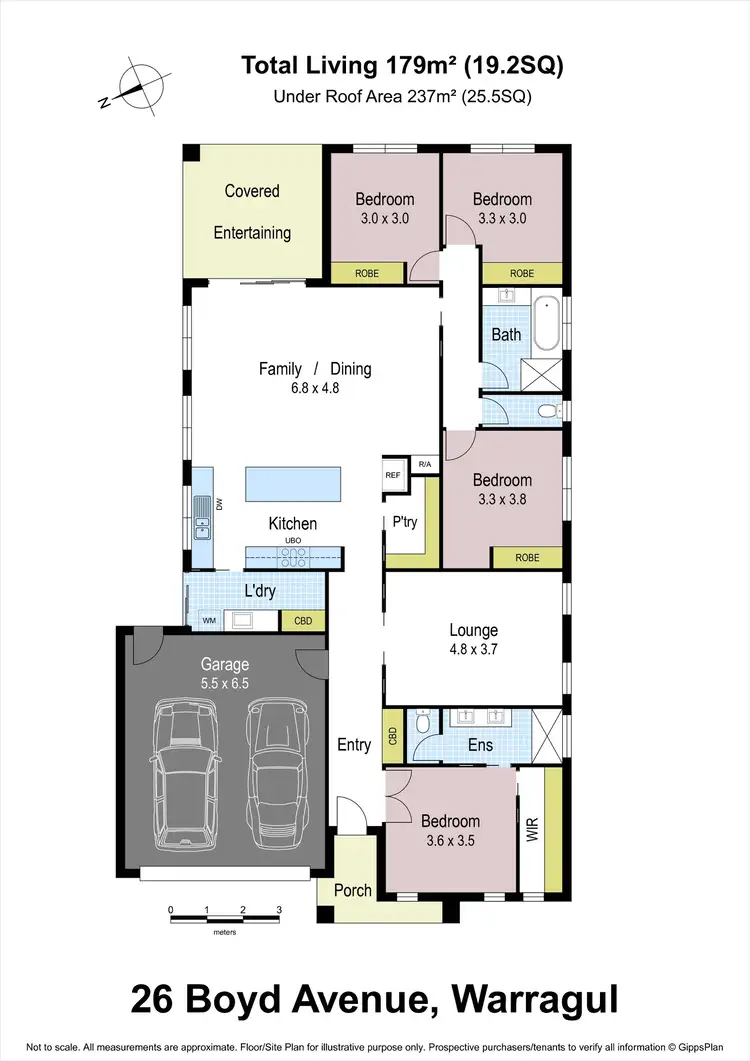 Floorplan of Homely house listing, 26 Boyd Avenue, Warragul VIC 3820