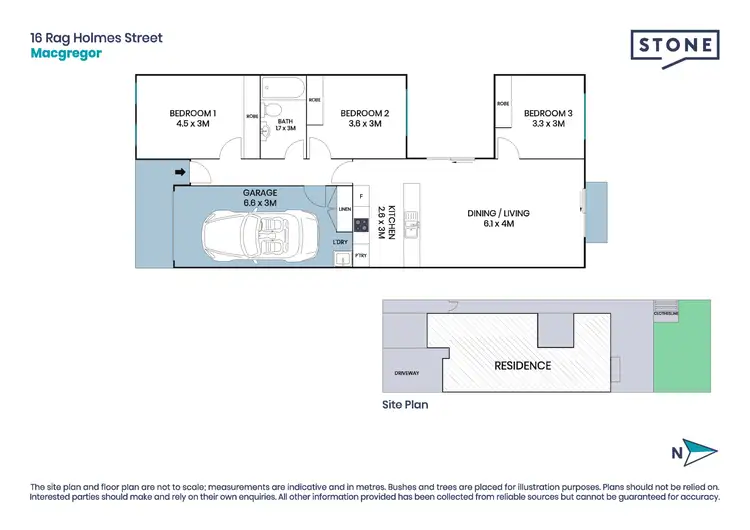 Floorplan of Homely house listing, 16 Rag Holmes Street, Macgregor ACT 2615