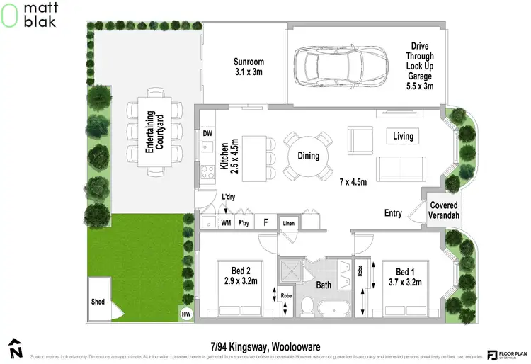 Floorplan of Homely villa listing, 7/92-94 Kingsway, Woolooware NSW 2230