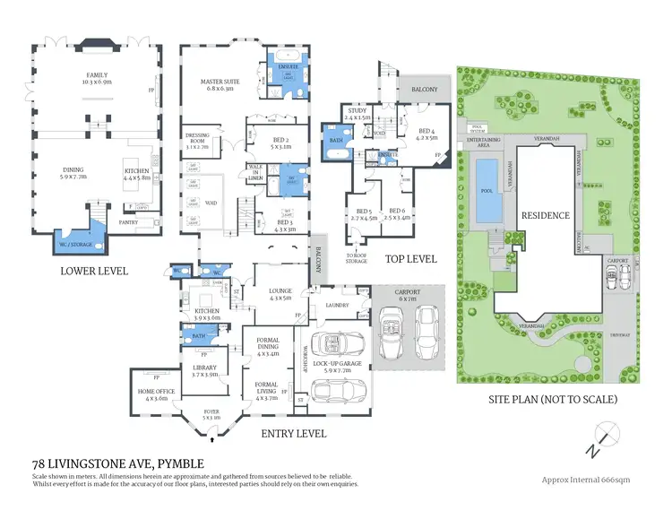 Floorplan of Homely house listing, 78 Livingstone Avenue, Pymble NSW 2073