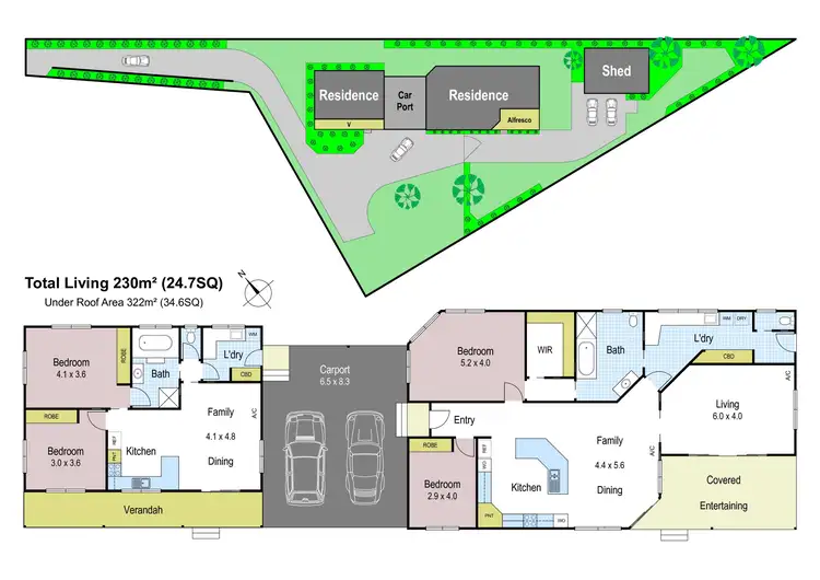 Floorplan of Homely house listing, 42 Hazeldean Road, Yarragon VIC 3823